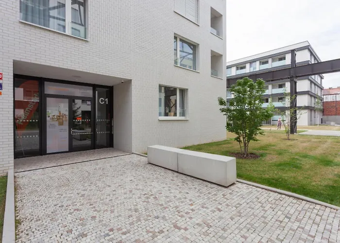 아파트 Blueground Holesovice Museums Foodie Area Prg-11